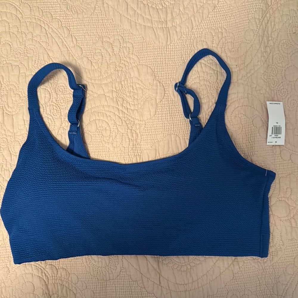 Blue Textured Bikini Set - Picture 7 of 10